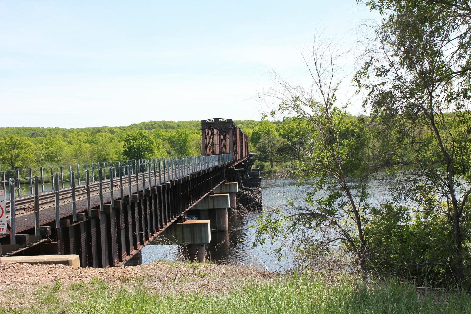 Looking south prior to 2014 reconstruction